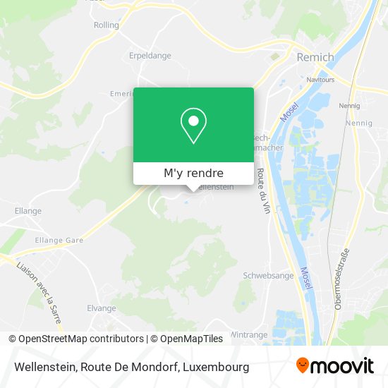 Wellenstein, Route De Mondorf plan