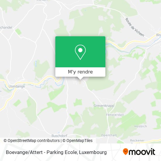 Boevange / Attert - Parking Ecole plan