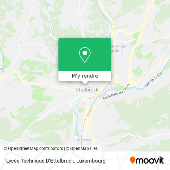 Lycée Technique D'Ettelbruck plan