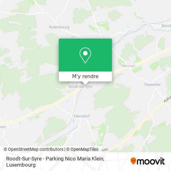 Roodt-Sur-Syre - Parking Nico Maria Klein plan