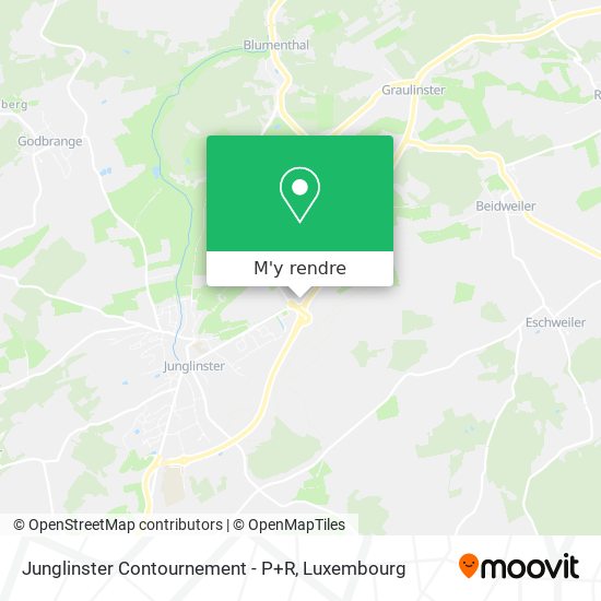 Junglinster Contournement - P+R plan