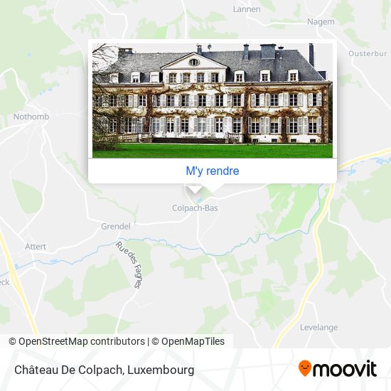 Château De Colpach plan