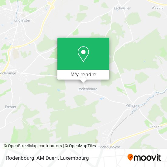 Rodenbourg, AM Duerf plan