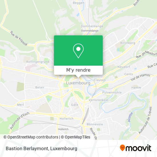 Bastion Berlaymont plan