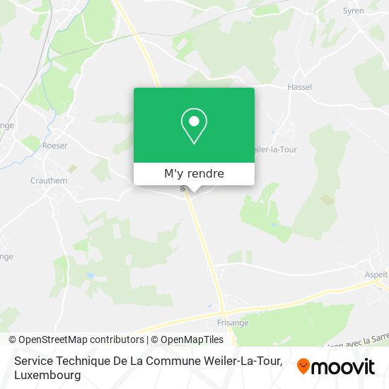 Service Technique De La Commune Weiler-La-Tour plan