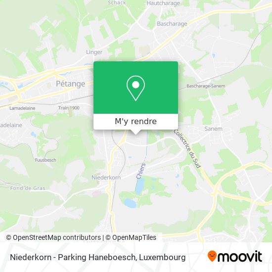 Niederkorn - Parking Haneboesch plan