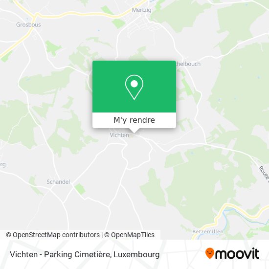 Vichten - Parking Cimetière plan