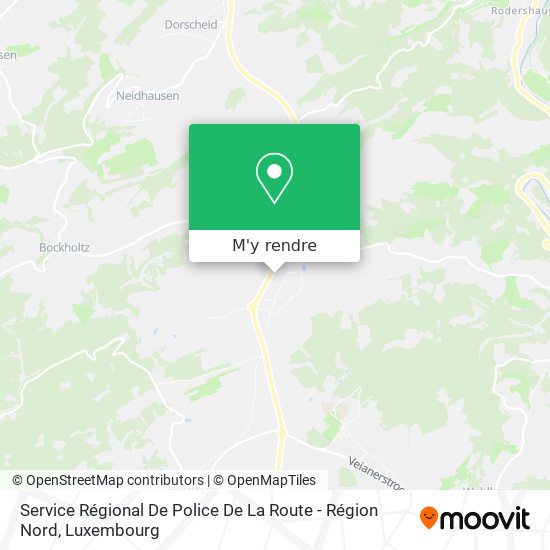 Service Régional De Police De La Route - Région Nord plan