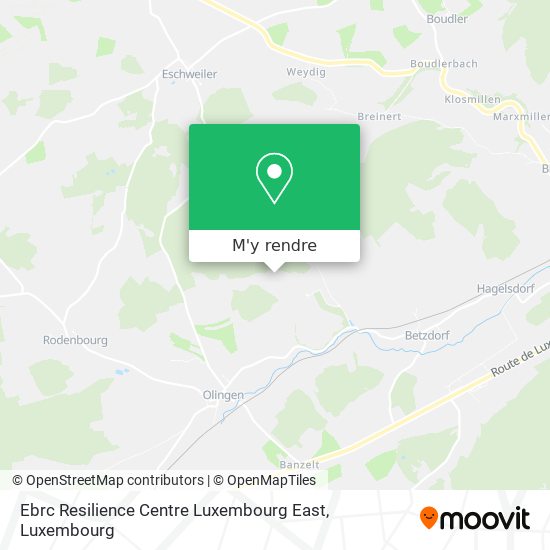 Ebrc Resilience Centre Luxembourg East plan