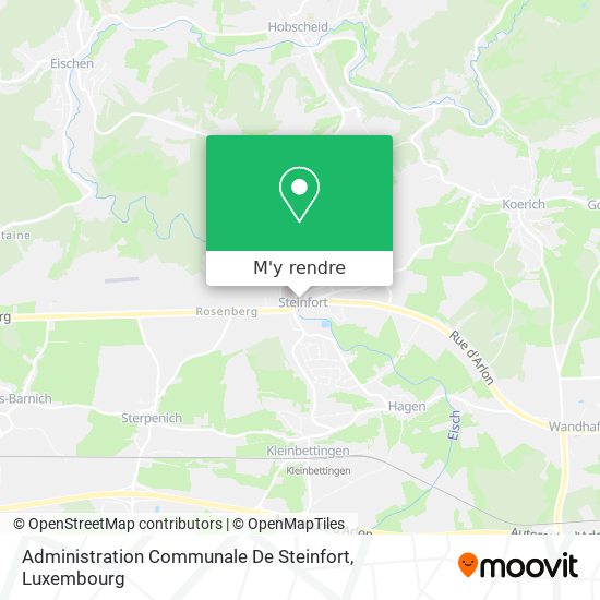 Administration Communale De Steinfort plan