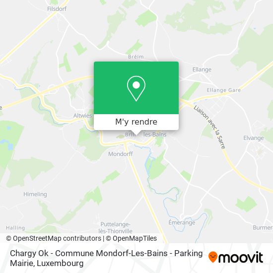 Chargy Ok - Commune Mondorf-Les-Bains - Parking Mairie plan