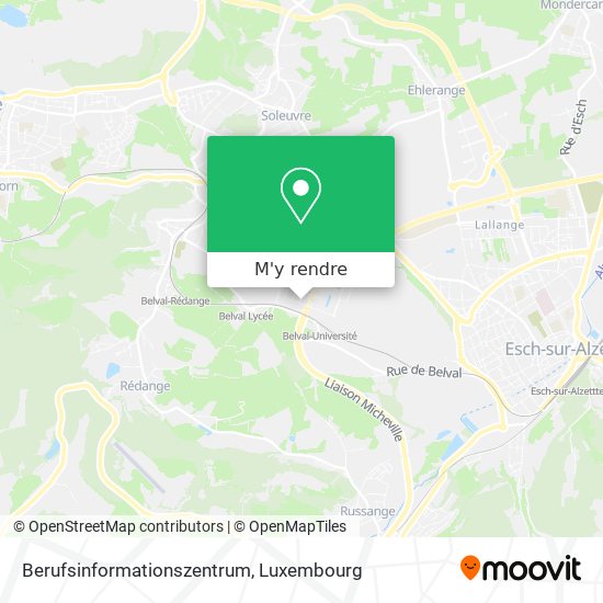 Berufsinformationszentrum plan