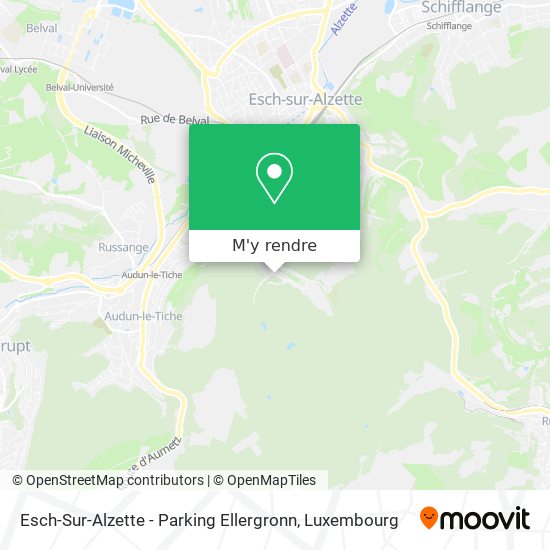 Esch-Sur-Alzette - Parking Ellergronn plan