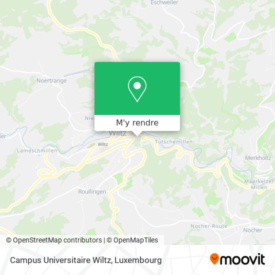 Campus Universitaire Wiltz plan