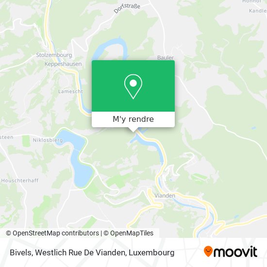 Bivels, Westlich Rue De Vianden plan