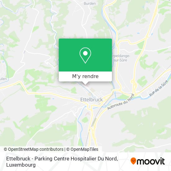 Ettelbruck - Parking Centre Hospitalier Du Nord plan