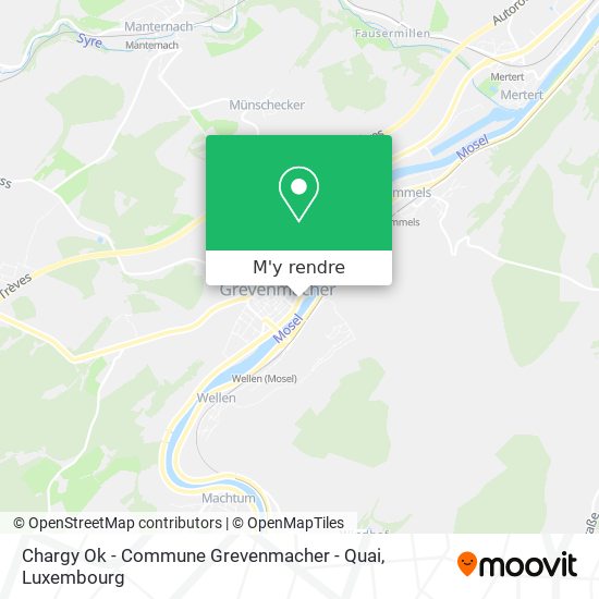 Chargy Ok - Commune Grevenmacher - Quai plan