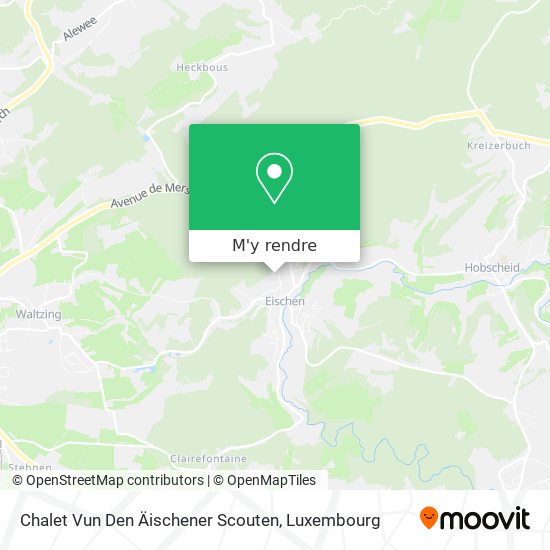 Chalet Vun Den Äischener Scouten plan
