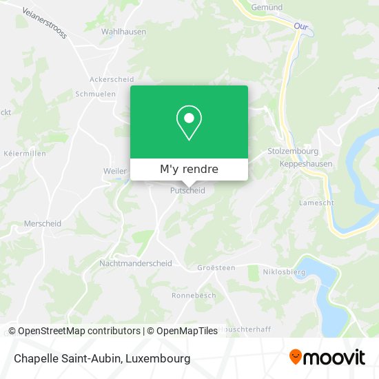 Chapelle Saint-Aubin plan