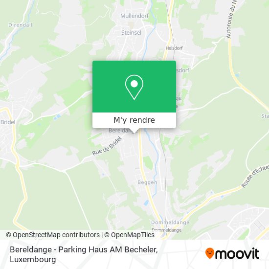 Bereldange - Parking Haus AM Becheler plan