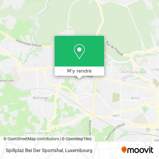 Spillplaz Bei Der Sportshal plan