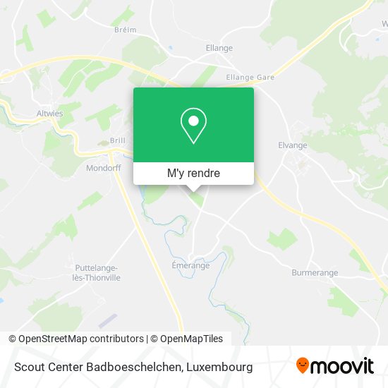 Scout Center Badboeschelchen plan