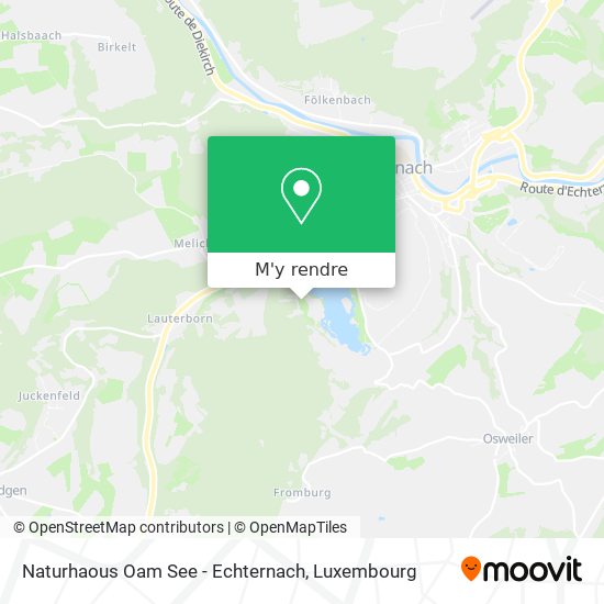 Naturhaous Oam See - Echternach plan
