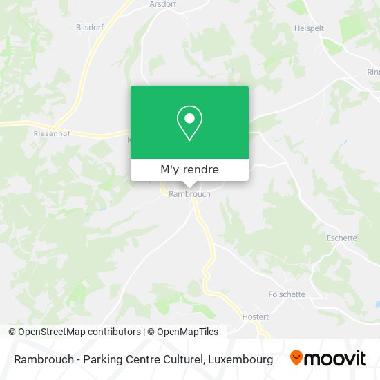 Rambrouch - Parking Centre Culturel plan