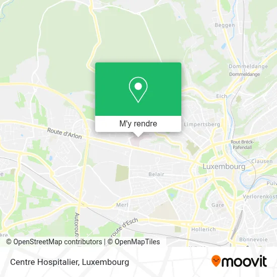 Centre Hospitalier plan
