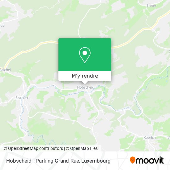 Hobscheid - Parking Grand-Rue plan