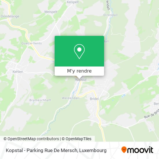 Kopstal - Parking Rue De Mersch plan
