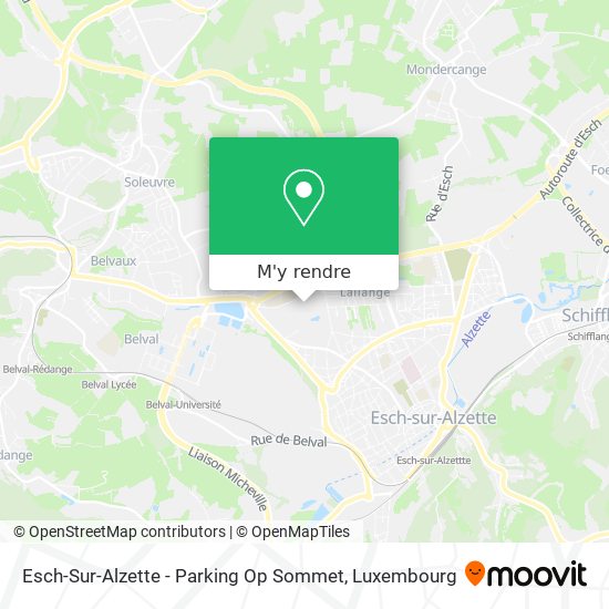 Esch-Sur-Alzette - Parking Op Sommet plan