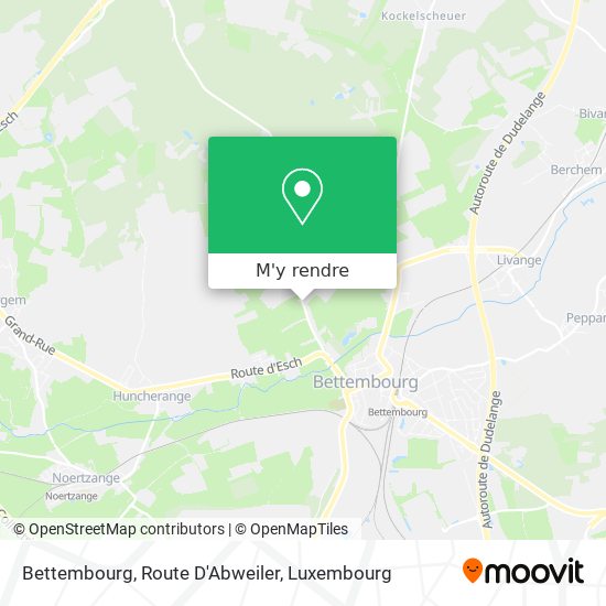 Bettembourg, Route D'Abweiler plan