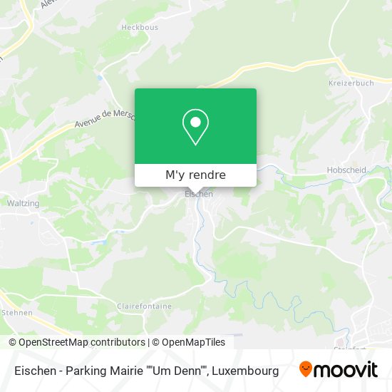 Eischen - Parking Mairie ""Um Denn"" plan