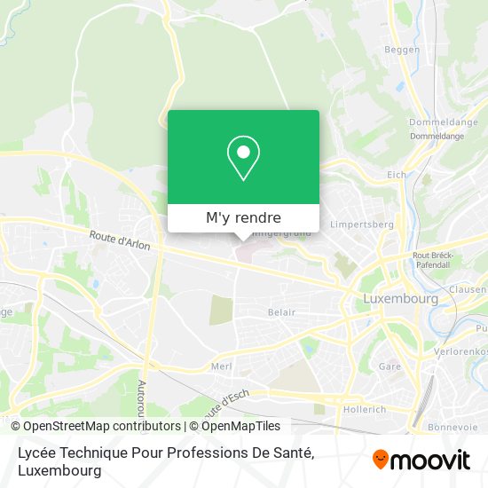 Lycée Technique Pour Professions De Santé plan