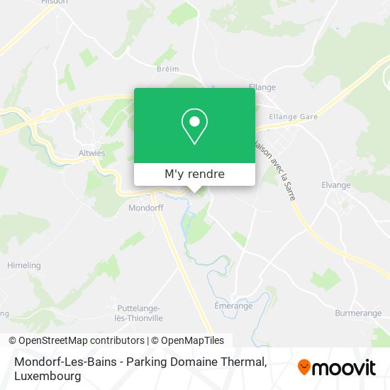 Mondorf-Les-Bains - Parking Domaine Thermal plan