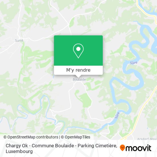 Chargy Ok - Commune Boulaide - Parking Cimetière plan