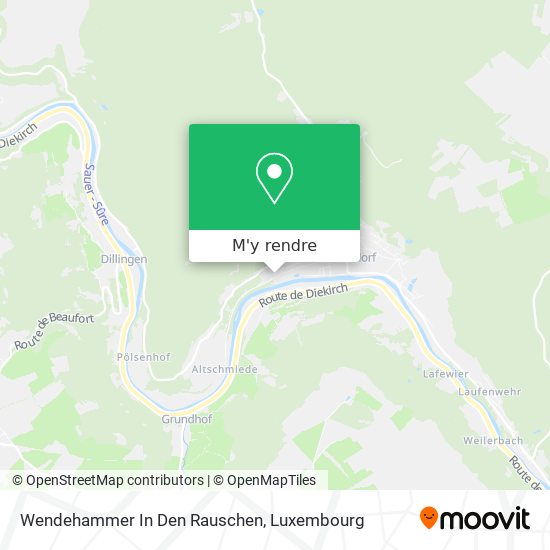 Wendehammer In Den Rauschen plan