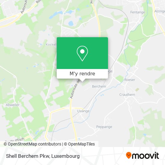 Shell Berchem Pkw plan