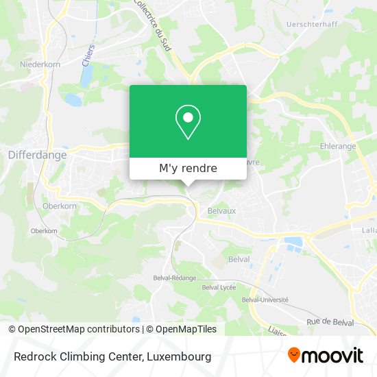 Redrock Climbing Center plan