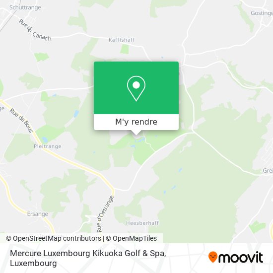 Mercure Luxembourg Kikuoka Golf & Spa plan