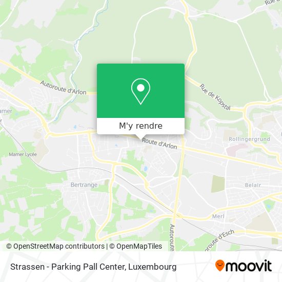 Strassen - Parking Pall Center plan