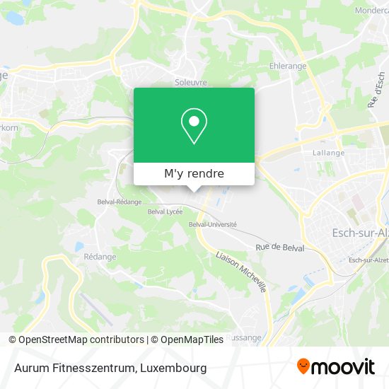 Aurum Fitnesszentrum plan