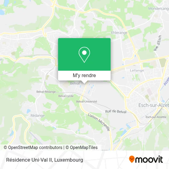 Résidence Uni-Val II plan