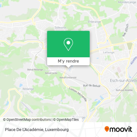 Place De L'Académie plan