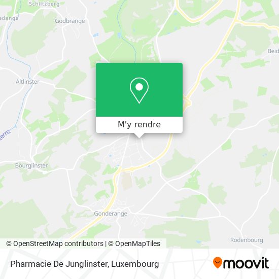 Pharmacie De Junglinster plan