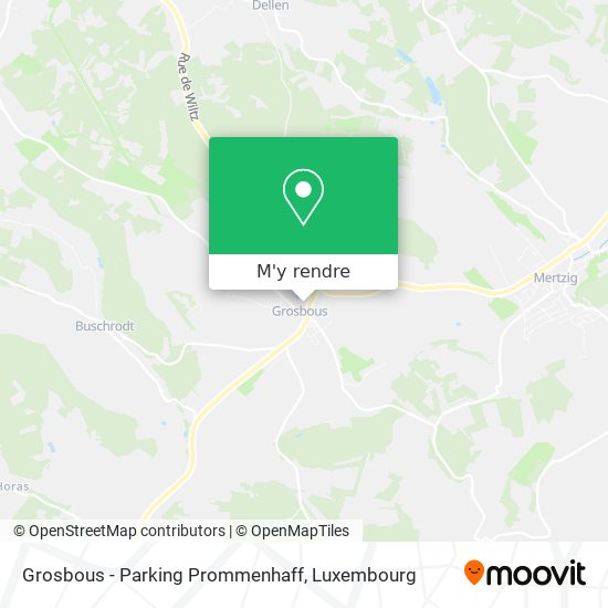 Grosbous - Parking Prommenhaff plan