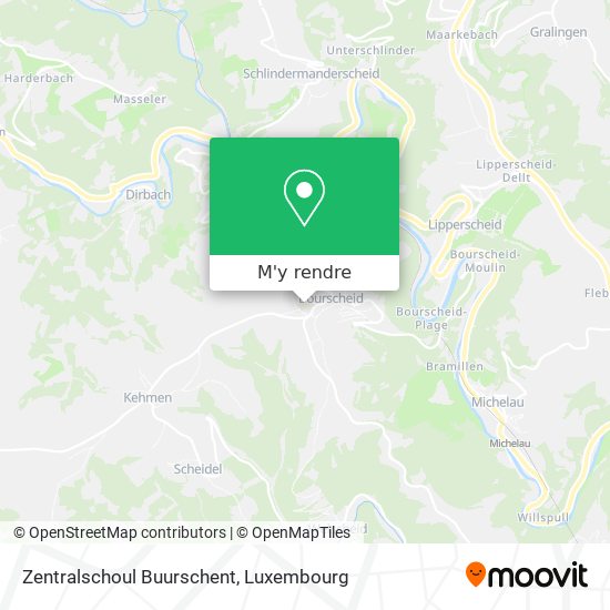 Zentralschoul Buurschent plan