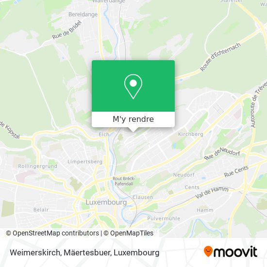 Weimerskirch, Mäertesbuer plan