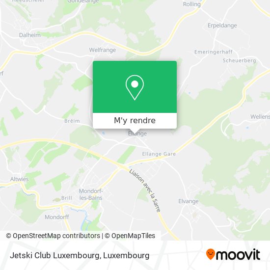 Jetski Club Luxembourg plan